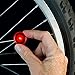 Nite Ize See 'Em Mini LED Bicycle Spoke Lights, Wheel Lights For Nighttime Visibility + Safety, 2 Pack, Red