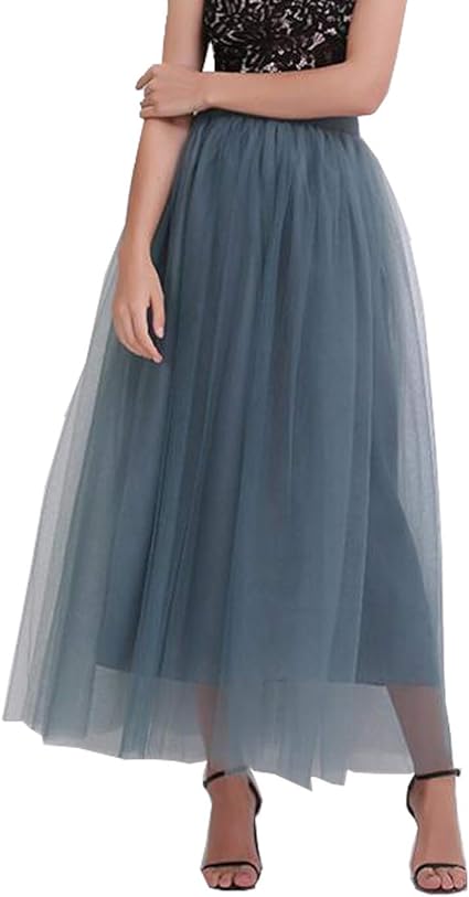 2025 Damen Rock Midi | Retrostil Hohe Taille Tutu Rock