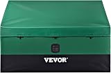VEVOR 100 Gallon Outdoor Storage Box Waterproof PE Deck Box Galvanized Frame view 9