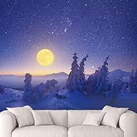 Wall Mural Beautiful Forest Removable Self-Adhesive Wallpaper Wall Decoration for Bedroom Living Room - 66x96 inches