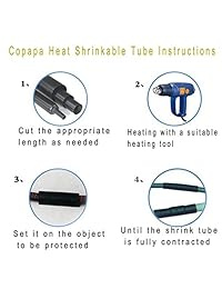 copapa Tubo termorretráctil Sleeving Wrap Cable de alambre kit