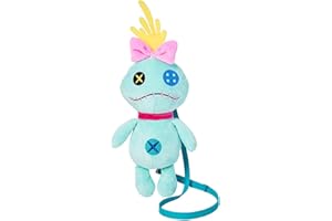 Spirit Halloween Scrump Plush Crossbody Bag - Lilo & Stitch, Unisex Adult, Child ONE Size FITS Most Standard, Multicolor
