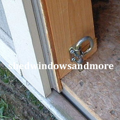 Loop Style Spring Barrel Bolts 1 Pair, Shed Door Hardware, Playhouse