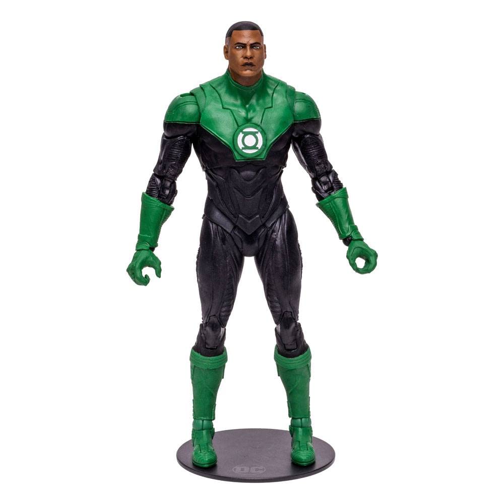 McFarlane Toys, 7-Inch DC Endless Winter Green Lantern (John Stewart) Action Figure with 22 Moving Parts, Collectible DC Figure with Unique Collectible Character Card – Ages 12+