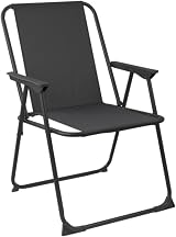 Harbour Housewares Folding Beach Deck Chairs Black Pack of 2 view 6
