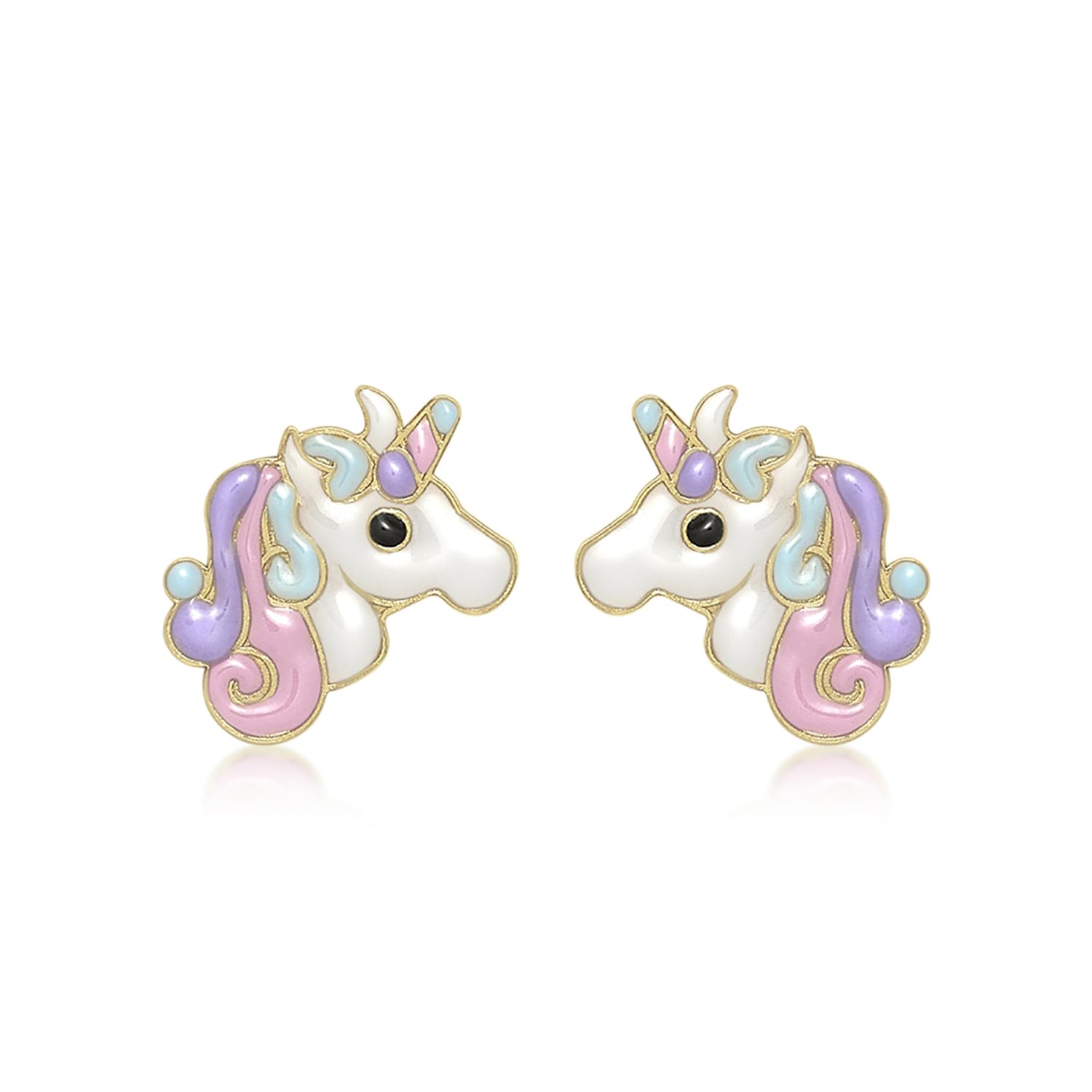 Carissima Women 9 Ct (375) Gold Stud Earrings