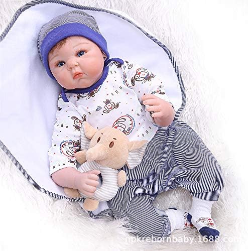海外並行輸入正規品 レアル ルッキング リアルリボーン赤ちゃんの人形ギフト用リボーンの幼児の人形柔らかいシリコーンベビー Size 産業 研究開発用品 最高な贈り物でしょう Color ベビー マタニティ Color ビューティー かわいい模擬赤ちゃん人形はお子様の