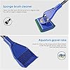 Bedee Fish Tank Cleaning Kit 6 in 1 Aquarium Glass Tank Cleaning kit with Gravel Rake, Algae Scraper, Sponge Brush…