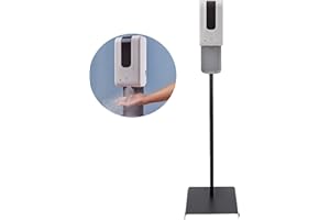 BAU Technik Automatic Hand Sanitizer Dispenser with Stand and Drip Catcher and Refillable Bottle ($150 Dollar Retail Value On Deep Discount Due to Stock)