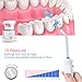 Homitt Water Flosser, FDA Approved Family Countertop Dental Oral Irrigator with 9 Multifunctional Tips, 10 Pressure Setting Professional Teeth Cleaner for Easy Dental Care