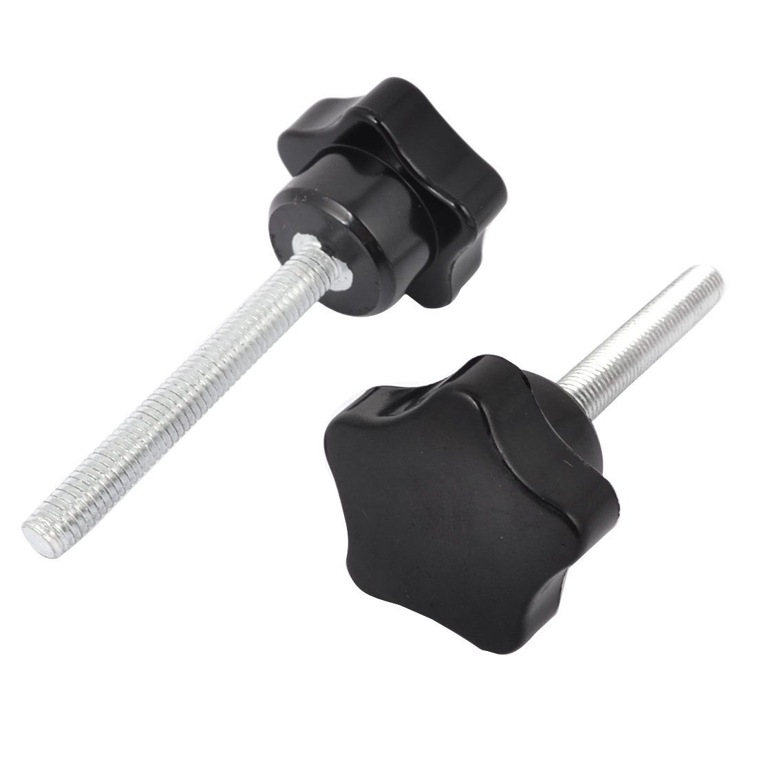Sourcingmap Star Shape Head Thread Screw on Type Clamping Knob 1.97-inch 2 Pcs