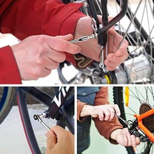 RUJOI Mechanism Ratchet Rocket Multi Bike Tool with Hex Wrench