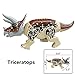 CHTH Kids Large Size Triceratops Dinos Toy Dinosaur Building Blocks Toy 9”