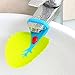 Homure® Children Cartoon Water Chute Leaf-Shaped Water Chute Faucet Extender Children Handwashing Aid, Blue 1 Pack