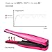 2 in 1 Cordless Curling Iron and Hair Straightener Rechargeable Ceramic Flat Iron with USB Charging