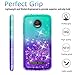 ATUMP Galaxy A01 Case,A01 Phone Case with HD Screen Protector, 360 Degree Rotating Ring Holder Kickstand Bracket Cover Phone Case for Samsung Galaxy A01,Green/Purple