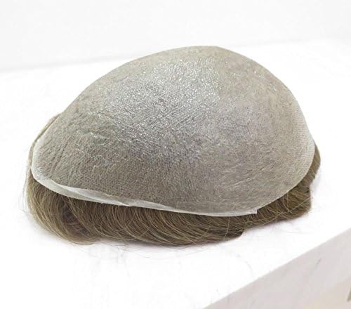 Hair Replacement System for Men Ultra Thin Skin Toupee V-looped Most Natural Hairpiece for Men Indian Remy Hair