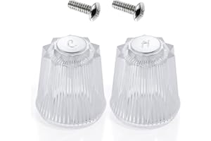 HANSENGROE Shower Handle Replacement Compatible with Price Pfister Contessa and Windsor Bathtub Faucet Handles and Shower Handles Hot and Cold, Shower Knobs 2 Piece Replacement Part