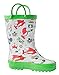 OAKI Toddler Rain Boots - Perfect Kids Rain Boots for Any Weather - Durable Rubber Baby Rain Boots Keep Little Feet Dry, Lightweight Waterproof with Easy-on Handle, Timber Critters, 11 Little Kid