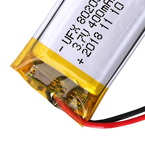 REFURBISHHOUSE Supply Lithium Battery Lithium Polymer Rechargeable Battery 802030 400 mah 3.7 V for MP3 MP4 MP5 GPS PSP MID Bluetooth Headset - Thumbnail 6