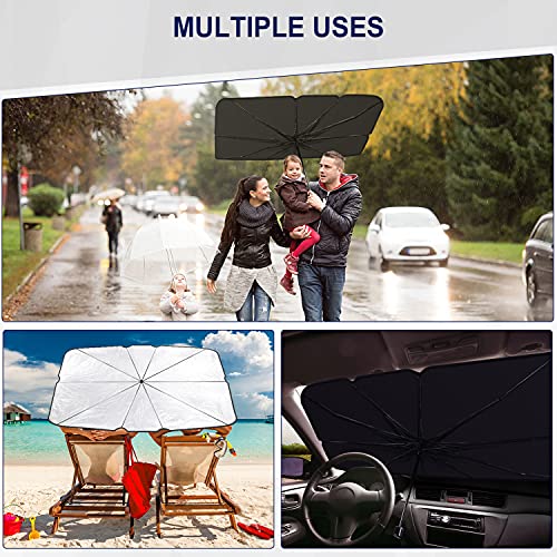 Iduola Car Windshield Sun Shade Umbrella Automotive Interior Sun