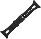 kwmobile Silicone Strap for Garmin Forerunner 10 15 L Size Black Replacement view 3