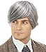Old Man Costume - Silver Gray Wig for Kids and Adults