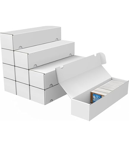 Amazon.com: XRACV Trading Card Storage Box, 6-Pack 1100 Count