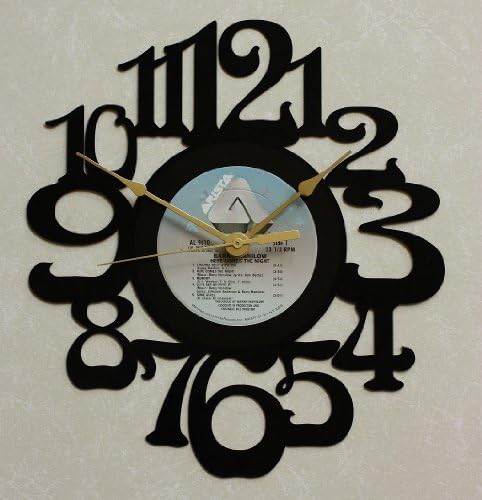 BARRY MANILOW ~ HERE COMES THE NIGHT ~ Recycled LP Vinyl Record/Album Wall Clock ~ Decorative Wall Art ~