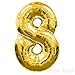 AFTERLOON® 40 Inch Chrome Glossy Gold Foil 