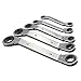 C-Pioneer Metric Offset Ring Wrench Spanner Ratchet Metric Hand DIY Tool Set-10-12mm