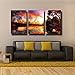 Gardenia Art - Rural Scenery at Dusk Canvas Prints Modern Wall Art Paintings Artwork for Room Decoration,16X24 inch, Unframed