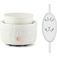 ElusiaKa Wax Melt Warmer with Timer | 3-in-1 Electric Candle Wax Warmer | Ceramic Wax Burner Fragrance Warmers | Cute Candle Warmer Wax Melter for Scented Auto Shut Off & Adjust Fragrance Intensity