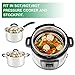 Instant Pot Accessories Steamer Basket and Egg Steamer Rack,Stainless Steel Vegetable Steam Rack Stand for Pressure Cooker. Bonus Pair of Mini Oven Mitts（Fits Instant Pot 6,8 qt Pressure Cooker）