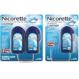 Nicorette Lozenges Coated Ice Mint Nicotine to Stop Smoking, 4 Mg, 100 Count