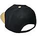Samtree Unisex Snapback Hats,Adjustable Hip Hop Flat Brim Baseball Cap (02-Gold & Black)