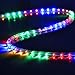 DELight 50ft RGBY 2 Wire LED Rope Light Indoor Outdoor Home Holiday Valentines Disco Restaurant Cafe Decoration