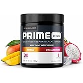 Prime Drive Energy Strawberry Melon Pre Workout Energy Drink Powder, Provides Extreme Energy, Focus and Intensity, Boosts Metabolism 10.2oz (30 Servings)