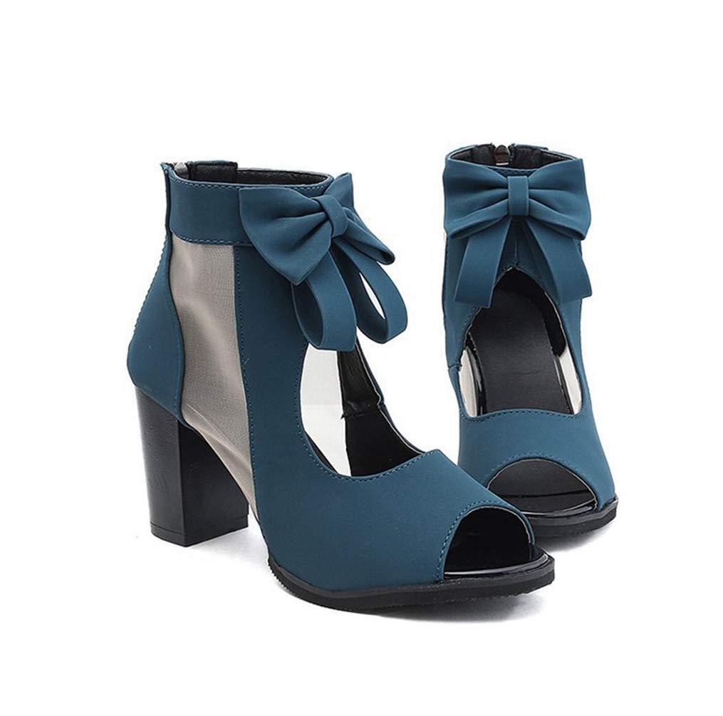 Mua サマーブーツ サンダル オープントゥ 太ヒール レディース 脚長 ブーツサンダル 蝶結び シューズ バッグジッパー 歩きやすい ブーツ グラディエーター デコレーション 靴 レディース 夏 ハイヒール 大きいサイズ 25cm Tren Amazon Nhật Chinh Hang 21 Fado