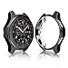 [2 Pack]JZK Samsung Galaxy watch 46mm/Gear S3 Frontier & Classic Bezel Ring Styling,Adhesive Cover Anti Scratch & Collision Protector Bezel Loop+Protector Case for Galaxy Watch 46mm Watch Accessories