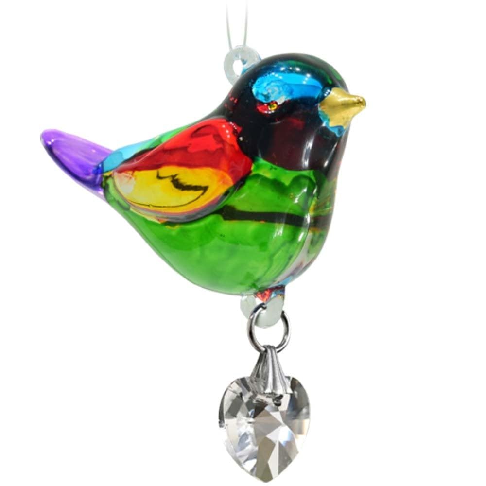 Wild Things Handmade Pretty Little Birds Glass Bird Suncatcher Crystal — image 1