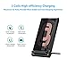 Fast Wireless Charger (with QC 3.0 Adapter Type-C Cable) 3 Coils Qi 10W Fast Wireless Charging Foldable Stand Compatible with iPhone X XR XS XS Max 8/8+ Galaxy s9/s9+ Note 9/8 S8/S8+ S7/S7 Edge etc