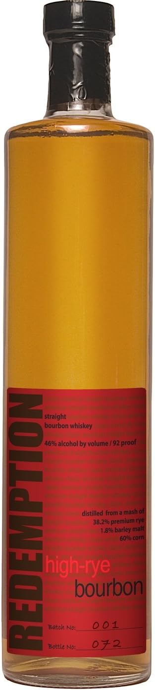 Redemption High Rye Bourbon 46 75cl Amazon Co Uk Grocery