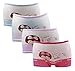 Mmiao Baby 2t-10t Kids Girls Briefs 4-pack Boyshort Underwear MocMoc (6-8)