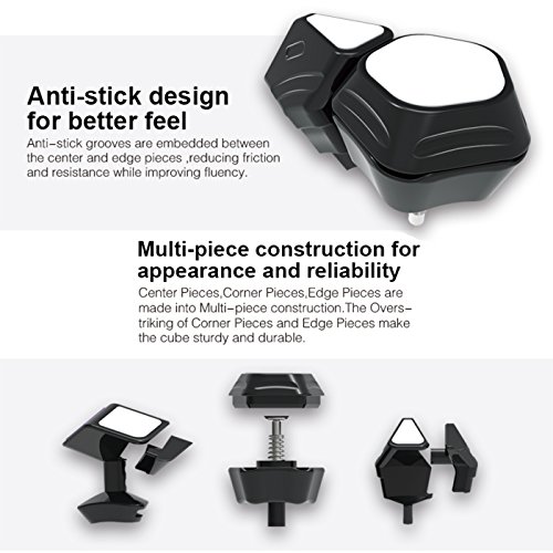 Megaminx Cube, Roxenda 3x3x3 Pentagonal Speed Cube Dodecahedron Magic Cube Puzzle Toy