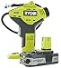 Ryobi P737 Genuine OEM One+ Cordless 0-150 PSI Lithium Ion Power Inflator Power Tool Kit (2 Piece Bundle: 1 x P737 Power Inflator, 1 x P107 Compact Lithium Ion Battery)