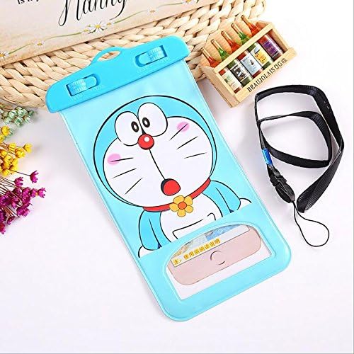 Cartoon Universal Waterproof Case Phone Pouch Dry Bag for Apple iPhone X / 8 / 7 / 6 / 6s plus Samsung galaxy S8 / S7 LG V20 Google Pixel HTC (Doraemon)