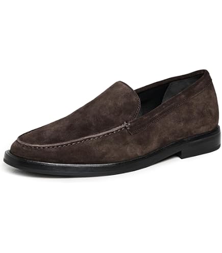 Vince Pebbled Chocolate Leather Hann Loafers Vince Hann Loafers | Shopbop main image 4