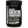 NutraBio 100% Pure Creatine Monohydrate Powder - 500 Grams - HPLC Tested, Micronized, Unflavored, No Additives or Fillers, GMP. Post Workout Muscle Building Supplement.