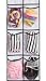 Misslo Over The Narrow Door Shoe Organizer with 12 Crystal Pockets Hanging Closet Door